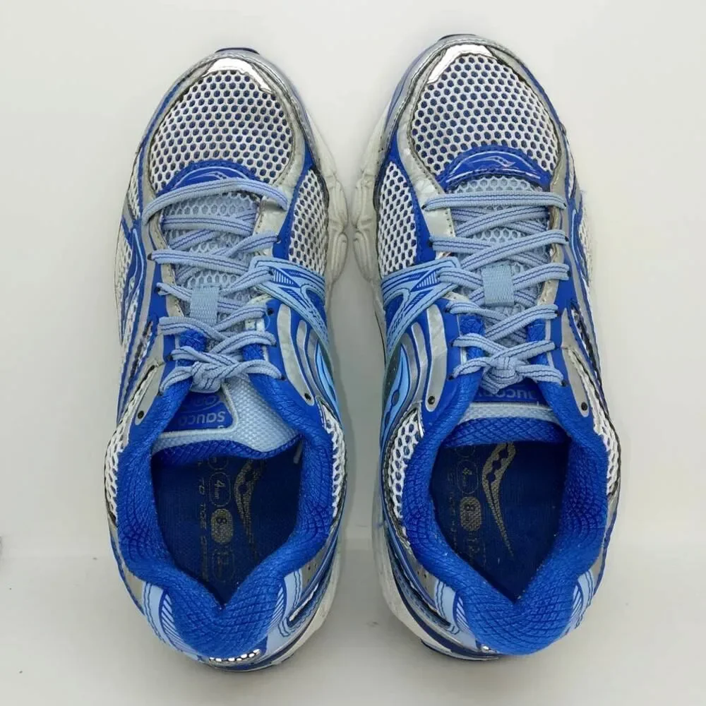Saucony Omni 11 Women's Pre-owned Gray/Blue Running Sneakers - sz. 8 1/2